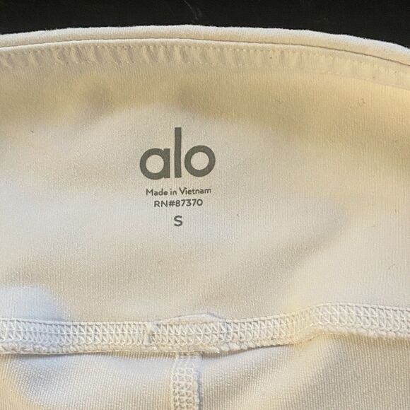 White Alo Full Length Leggings Size Small - Picture 6 of 11
